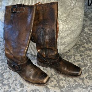Frye leather boots 7 1/2